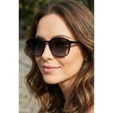 UV400 Polarize Unisex Siyah Renk Güneş Gözlüğü 1370 C0101 - Esnek ve Dayanıklı Çerçeve