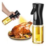 Uva Cambu Star Yemeklik Yağ Spreyi Airfryer Yağdanlık Zeytinyağı ve Limon Yağı Sprey Şişesi Siyah