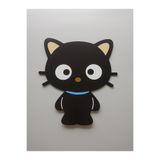 UViolets Dekoratif Ahşap Baskılı Sanrio Karakteri Chococat Çocuk Odası Duvar Aksesuarı 28*32