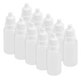 uxcell Plastik Damlalık Şişe, 15 ml/5 oz Küçük Ağızlı Damla Şişeleri Boş Sıkılabilir Göz Sıvı Damlalık Şişe 10 adet