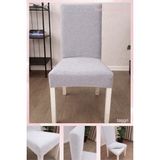 UY STYLE Bohem Lastikli Sandalye Kılıf 1 Adet - 35 x 50 cm - Taş - Gri