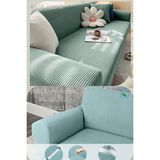 UY STYLE Likrali Koltuk Kılıfı ,esnekli Lastikli Koltuk Örtüsü Pitikare Desen 3kişilik - 180 x 230 cm - Mint Yeşili