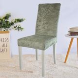 Uy Style Tekstil Uy Style Kadife Sandalye Kılıfı ,sandalye Örtüsü Lastikli , 1 Adet - Mint Yeşili - 35 x 50 cm