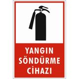 Uyari Levhalari/Yangın Söndürme Cihazi Levhasi Kolay Montaj Pvc İkaz Tabelası Kapı Duvar