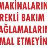 Uyarı Levhası Makineların Gerekli Bakım ve Yağlamalarını İhmal Etmeyiniz "230"
