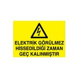 Uyarı Tabelası - 35x50 Alüminyum Kompozit Panel - E6