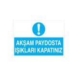 Uyarı Tabelası - 35x50 Foreks - E61