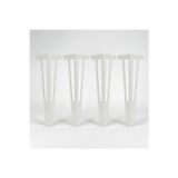 Uyart Home Uyart S1 Apex Metal Beyaz Masa Ayağı – Dekoratif Modern Masa Ayağı – 72 Cm