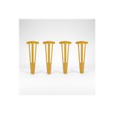Uyart Home Uyart S1 Apex Metal Gold Masa Ayağı – Dekoratif Modern Masa Ayağı – 72 Cm