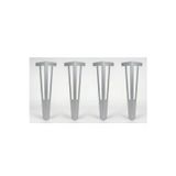 Uyart Home Uyart S1 Apex Metal Gri Masa Ayağı – Dekoratif Modern Masa Ayağı – 72 Cm