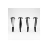 Uyart Home Uyart S1 Apex Metal Siyah Masa Ayağı – Dekoratif Modern Masa Ayağı – 72 Cm