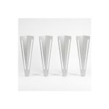 Uyart Home Uyart S10 Blade Krom Metal Masa Ayağı – Modern Çizgili Tasarım – 72 Cm