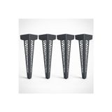 Uyart Home Uyart S11 Hexa Antrasit Metal Masa Ayağı – Petek Desenli Dekoratif Tasarım – 72 Cm