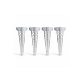Uyart Home Uyart S11 Hexa Krom Metal Masa Ayağı – Petek Desenli Dekoratif Tasarım – 72 Cm