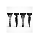 Uyart Home Uyart S11 Hexa Siyah Metal Masa Ayağı – Petek Desenli Dekoratif Tasarım – 72 Cm