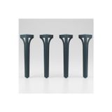 Uyart Home Uyart S12 Grace Antrasit Metal Masa Ayağı – Zarif Modern Tasarım – 72 Cm
