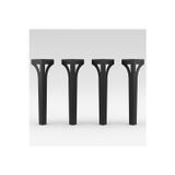 Uyart Home Uyart S12 Grace Siyah Metal Masa Ayağı – Zarif Modern Tasarım – 72 Cm