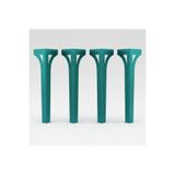 Uyart Home Uyart S12 Grace Turkuaz Metal Masa Ayağı – Zarif Modern Tasarım – 72 Cm