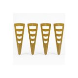 Uyart Home Uyart S13 Titan Gold Metal Masa Ayağı – Geometrik Katmanlı Tasarım – 72 Cm