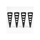 Uyart Home Uyart S13 Titan Siyah Metal Masa Ayağı – Geometrik Katmanlı Tasarım – 72 Cm