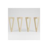 Uyart Home Uyart S14 Axis Bej Metal Masa Ayağı – Minimal Modern Tasarım – 72 Cm