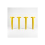 Uyart Home Uyart S15 Zenith Sarı Metal Masa Ayağı – Sade Modern Tasarım – 72 Cm