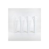 Uyart Home Uyart S2 Flora Beyaz Metal Masa Ayağı – Dekoratif Modern Masa Ayağı – 72 Cm
