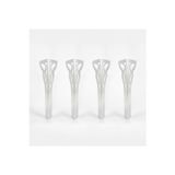 Uyart Home Uyart S2 Flora Krom Metal Masa Ayağı – Dekoratif Modern Masa Ayağı – 72 Cm