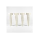 Uyart Home Uyart S4 Orion Bej Metal Masa Ayağı – Geometrik Desenli Tasarım – 72 Cm