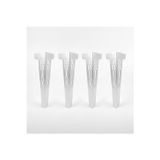 Uyart Home Uyart S4 Orion Krom Metal Masa Ayağı – Geometrik Desenli Tasarım – 72 Cm