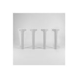 Uyart Home Uyart S5 Noble Beyaz Metal Masa Ayağı – Minimal Modern Tasarım – 72 Cm