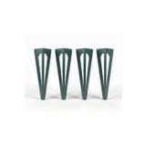 Uyart Home Uyart S6 Arrow Antrasit Metal Masa Ayağı – Modern Keskin Tasarım – 72 Cm