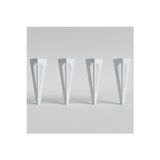Uyart Home Uyart S6 Arrow Beyaz Metal Masa Ayağı – Modern Keskin Tasarım – 72 Cm