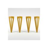 Uyart Home Uyart S6 Arrow Gold Metal Masa Ayağı – Modern Keskin Tasarım – 72 Cm