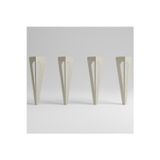 Uyart Home Uyart S6 Arrow Gri Metal Masa Ayağı – Modern Keskin Tasarım – 72 Cm