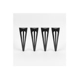 Uyart Home Uyart S6 Arrow Siyah Metal Masa Ayağı – Modern Keskin Tasarım – 72 Cm