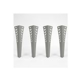 Uyart Home Uyart S7 Wing Grey Metal Masa Ayağı – Dekoratif Kanat Desenli Tasarım – 72 Cm