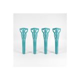 Uyart Home Uyart Turkuaz S2 Flora Metal Masa Ayağı – Dekoratif Modern Masa Ayağı – 72 Cm