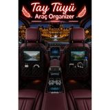 Uydee Araç Içi Koltuk Arkası Organizer Koruyucu Kılıf Eşya Düzenleyici Tablet Tutucu Organizer Araç Içi Organizer Tablet Tutucu Koltuk Arkası Düzenleyici Araba Oto Organizer Çok Cepli Universal - Siyah - Kırmızı