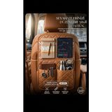 Uydee Araç Içi Organizer Tablet Tutucu Oto Koltuk Arkası Düzenleyici Çok Cepli Araba Içi Telefon Tablet Askılığı Araba Içi Düzenleyici Cepli Organizer - Taba
