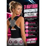 Uydee Bel Fıtığı Korsesi Bel Ağrısı Için Ortopedik Dört Kolonlu Ayarlanabilir Bel Destek Kemeri Dik Duruş Korsesi Kamburluk Önleyici Ortopedik Sırt Destekli Ayarlanabilir Postür Düzeltici Erkek Kadın - Siyah - Standart