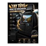 Uydee Siyah Tay Tüyü Araba Koltuk Arkası Organizer Araç Arka Koltuk Organizeri Tablet Tutucu Düzenleyici Araç Içi Organizer Tablet Tutucu Oto Koltuk Arkası Organizer Çok Cepli Araba Düzenleyici