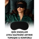 Uydee Uyku Bandı Göz Uyku Bandı Göz Bandı Işık Geçirmez Uyku Bandı Işık Geçirmez 3D Uyku Bandı – Yumuşak ve Konforlu Göz Maskesi – Ayarlanabilir Seyahat Sleep Mask - Standart