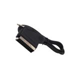 Uydu Alıcısı Av Kablo 3.5 Mm St Erkek/Scart Kablo 1.2 Metre Scart To 3.5Mm