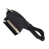 Uydu Alıcısı Kablo 3.5 Mm Stereo Erkek-Scart Kablo 1.2 Metre Uzun