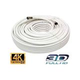 Uydu Anten Kablosu Rg6 25 Metre Hazır Gold F Konnektörlü