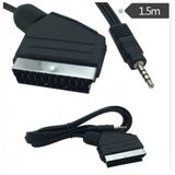 Uydu Av Kablo 3.5Mm Erkek Scart Kısa Jack