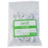 Uydu Çanak Anten Kablosu için 6mm Çivili Kroşe (100 Lük Paket) MZ-6 ( 5 ADET 100 LÜK PAKET GÖNDERİLECEKTİR)