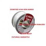 Uydu Kablosu Rg6 U6 Anten Kablosu 100Mt Metre