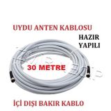 UYDU SİSTEMLERİ ÇANAK ANTEN KABLOSU FULLHD 3D 4K 30 METRE RG6 A++